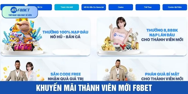 Nhà cái tặng thưởng nhều ưu đãi cho thành viên mới